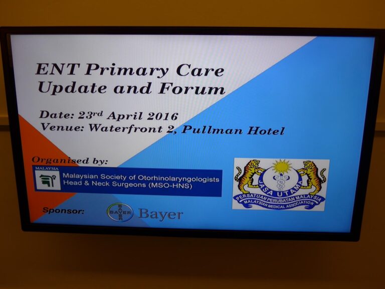 Photo 2 of 4: ENT updates for GPs in Miri, Sarawak