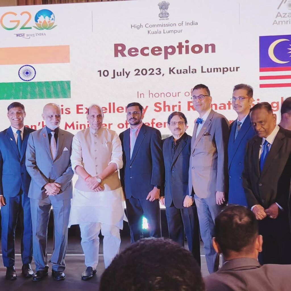 Photo 2 of 2: Dinner Reception in conjunction with the visit of HE Shri Rajnath Singh, Hon’ble Minister of Defence…