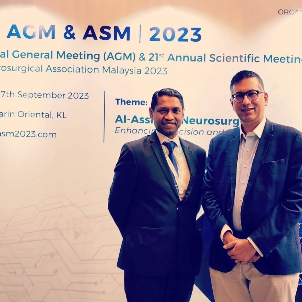 Photo 1 of 1: It was a pleasure to speak on Artificial Intelligence at the Neurosurgical Associaton Malaysia AGM and…