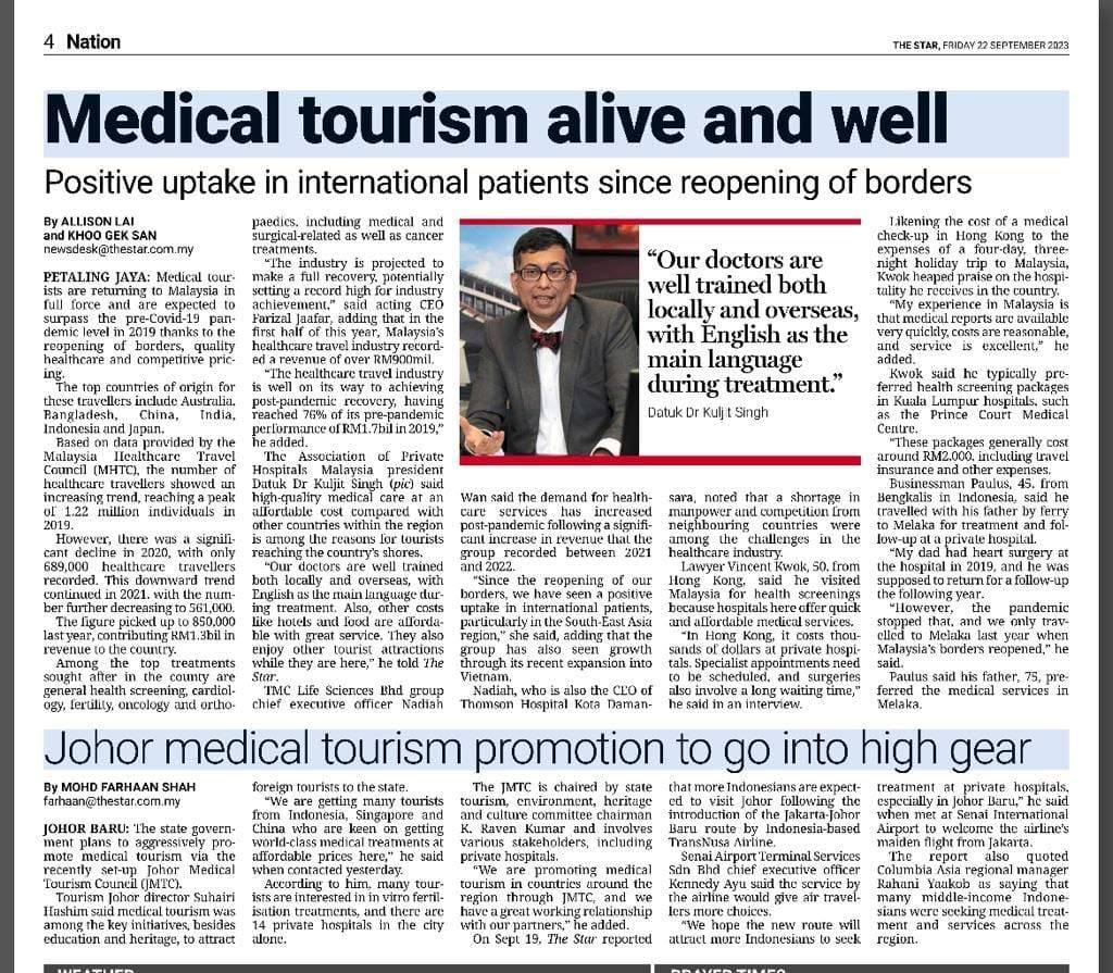 Photo 1 of 1: Medical tourism alive and well