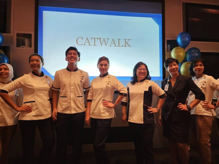 Photo 3 of 3: We had a program today to introduce new uniforms for our nurses and F&B staff