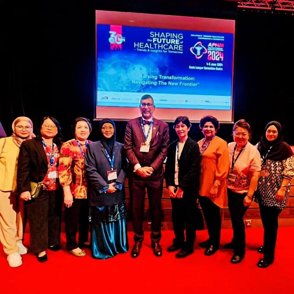 Photo 1 of 3: I officiated the Nursing Conference at the 30th APHM International Healthcare Conference and Exhibition 2024.