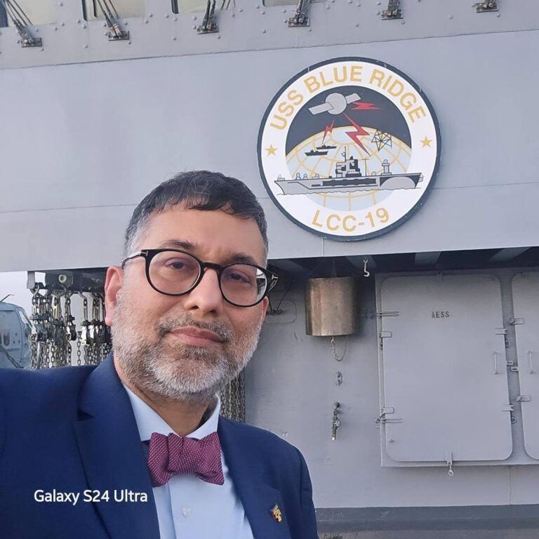 Photo 2 of 3: Experiencing a tour on USS Blue Ridge that docked at Port Klang.
