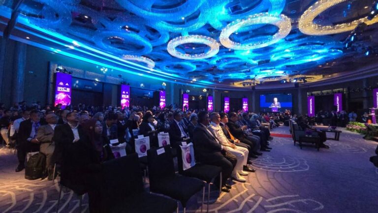 Photo 3 of 3: At the International regulatory conference organised by MCMC.