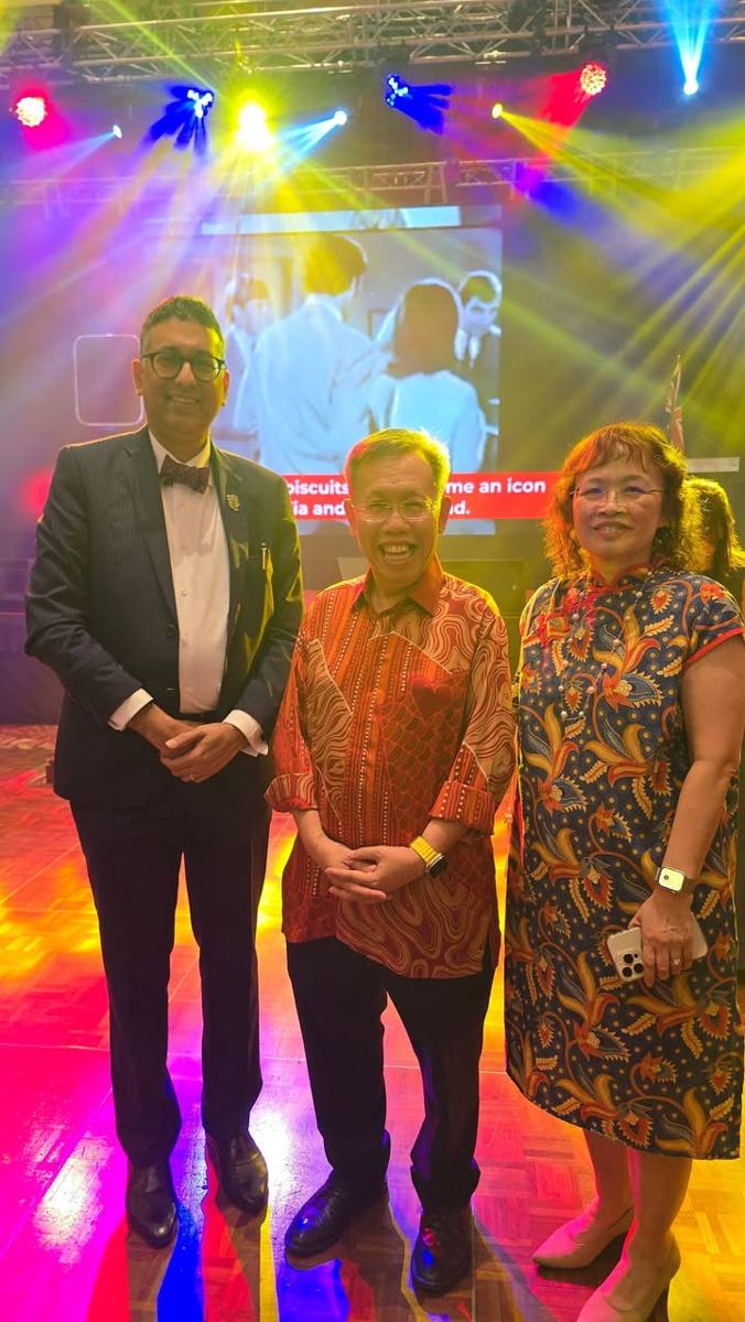Photo 3 of 3: Australia Day. With the HE Danielle Heinecke, Australian Ambassador to Malaysia.