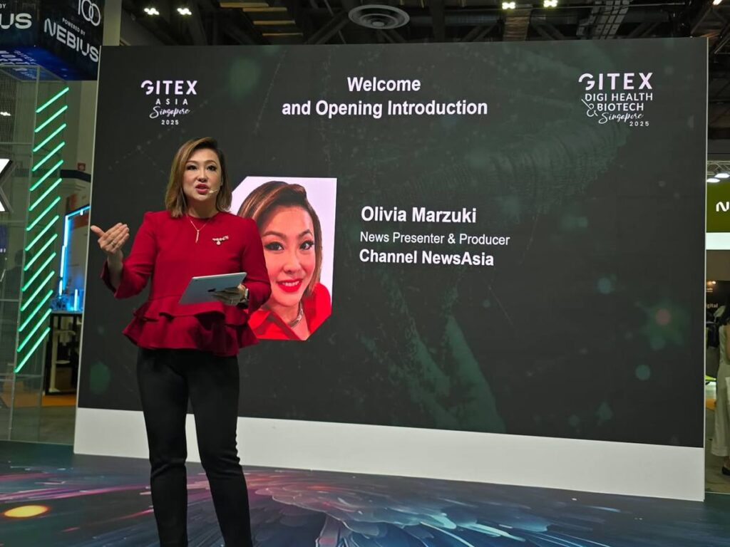 Photo 1 of 2: My final assignment was a key note in GITEX Asia Singapore and spoke on Transforming Healthcare with Ai,…
