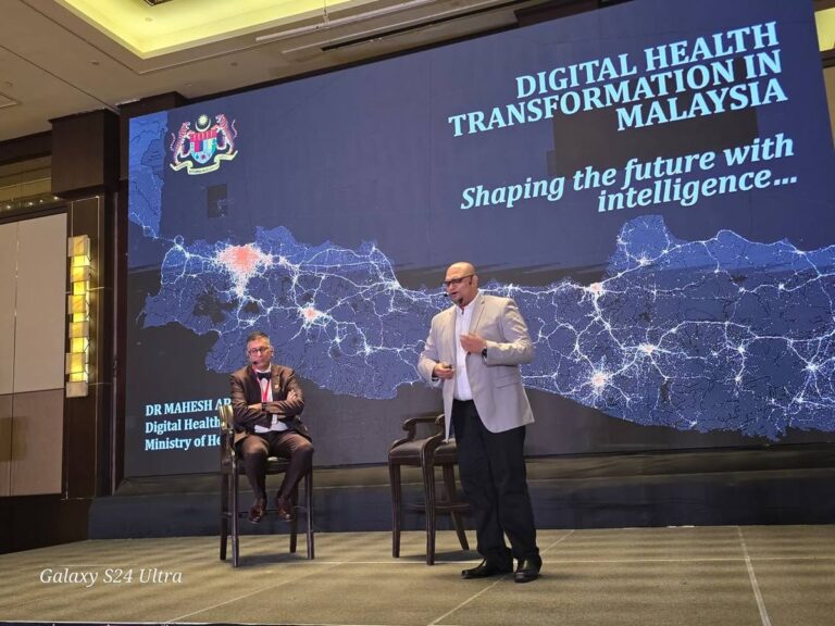Photo 3 of 3: Delivered my key note address with Dr Mahesh Appannan from Ministry of Health at the CONNECTING CARE…