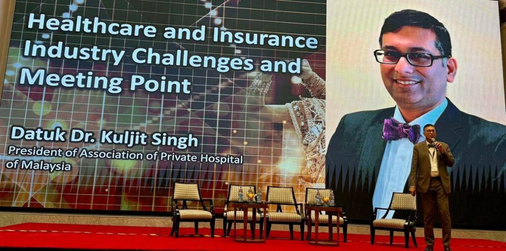 Photo 1 of 2: At the GHAPAC Summit I highlighted challenges in the healthcare and insurance industries, emphasizing…