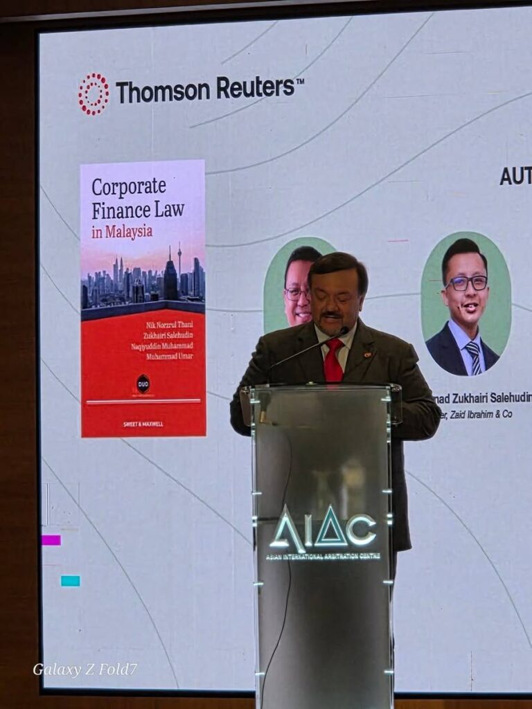 Photo 2 of 2: Honoured to attend the book launch titled Corporate Finance Law in Malaysia co authored by Tan Sri Nik…