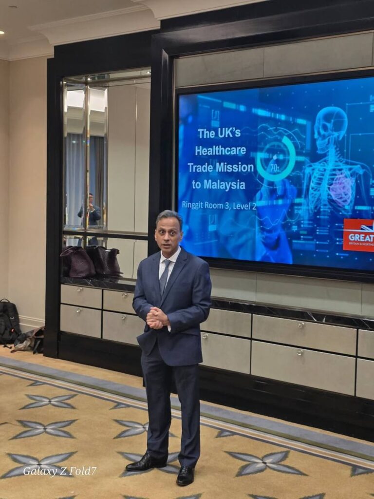 Photo 2 of 3: British High Commissioner to Malaysia, His Excellency Ajay Sharma, hosted healthcare leaders for…