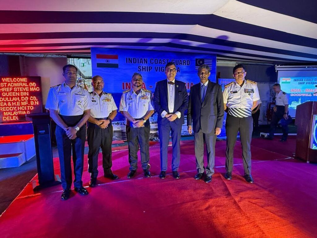 Photo 1 of 3: I spent the evening aboard ICGS Vigraha, an Offshore Patrol Vessel (OPV) that serves in the Indian Coast…