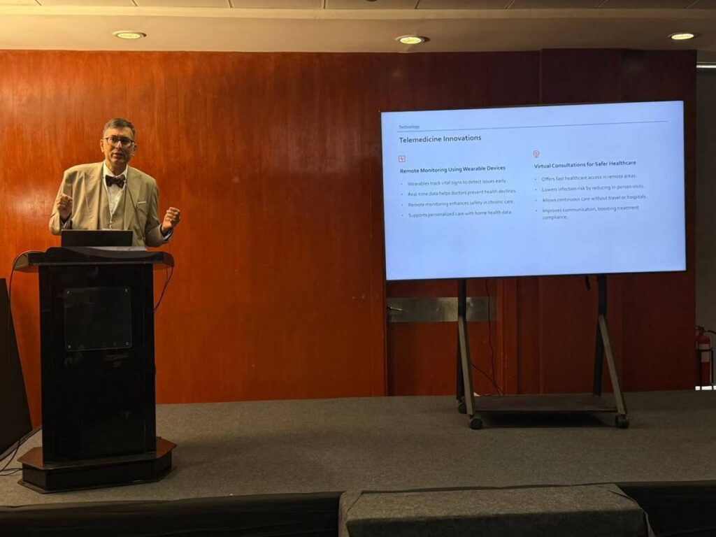 Photo 2 of 2: I had the privilege of speaking at the 13th International Patient Safety Conference in Hyderabad on how…