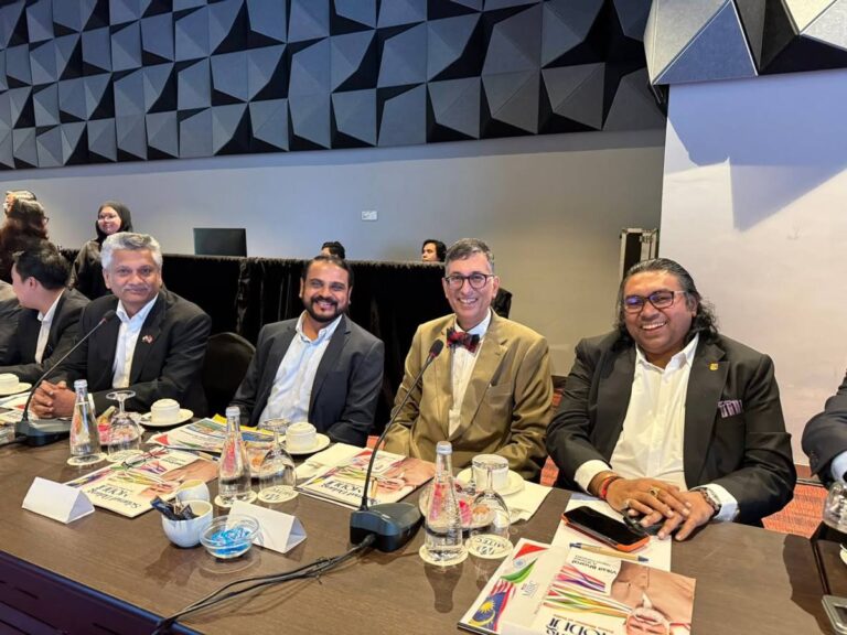 Photo 2 of 3: Spoke on Nursing shortages and exploring Indian medical technology at the Malaysian Indian Bussiness…