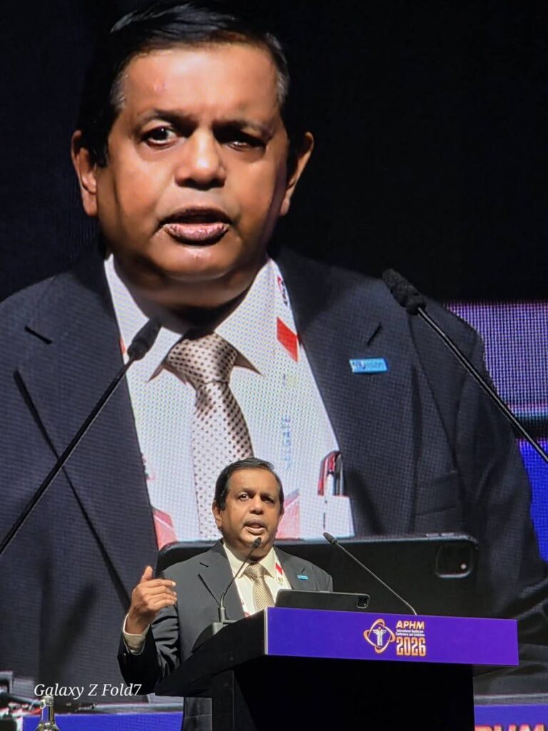 Photo 1 of 2: Dr. Rabindra Abeyasinghe, the World Health Organization (WHO) Representative to Malaysia, Brunei…