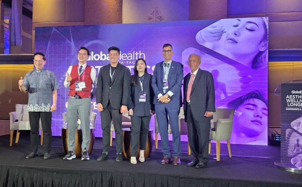 Photo 2 of 2: Lecture and Panel Session in Jakarta at the Global Health Asia Pacific: Aesthetics Wellness and Longevity